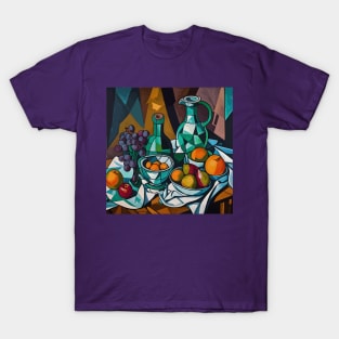 Still Life Painting with Fruit After Picasso T-Shirt